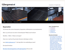 Tablet Screenshot of 123ergomat.nl